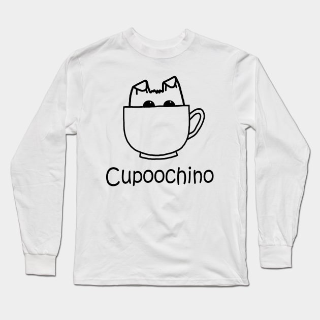 Cupoochino Long Sleeve T-Shirt by PelicanAndWolf